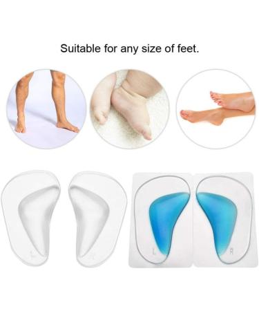 2 Pairs Silicone Arch Support Pads - Relief for Flat Feet & Pain in Sandals Flip Flops Boots & Heels - Buy Online on GoSupps.com