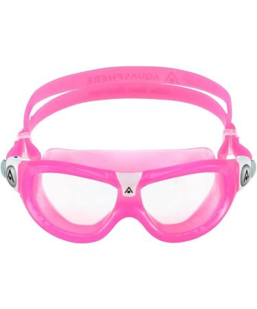 Aquasphere Seal Kid Swimming Goggles for Children | UV Protection Leak-Free Design Silicone Seal - Rosa Clear Lens - Buy Online on GoSupps.com