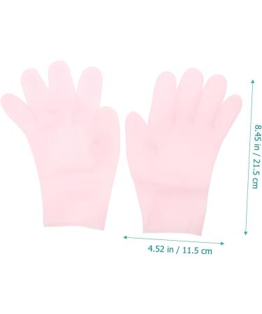 minkissy 3 Pairs Moisturizing Gloves Hands Night Mittens Exfoliating Glove Gloves Overnight Night Gloves Cream Gloves Softening Grade Anti-Wrinkle Gloves Spa Sebs Pink - Buy Online on GoSupps.com