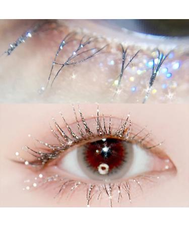 Diamond Glitter 4D Waterproof Mascara - Long-Lasting & Sparkly | 2PC Set for Party & Wedding - Buy Online on GoSupps.com