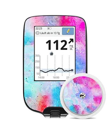 Slidesticker Freestyle Libre measuring device stickers (watercolor)