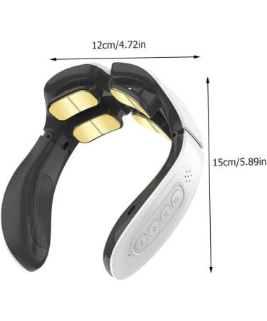 Neck Massage Device Set - Knette Massager for Back & Cervical Spine Care | White Office Health Gear | Perfect Gifts - Buy Online on GoSupps.com