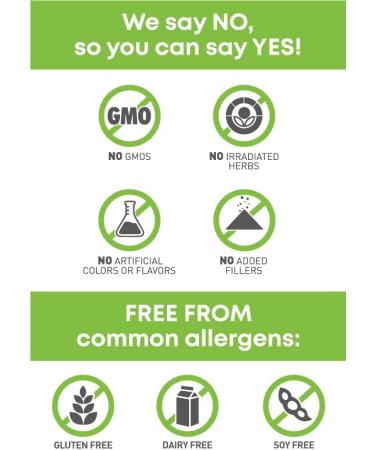 Oregon's Wild Harvest Certified Organic Nettle Capsules with Stinging Hairs Allergy Supplement 600 mg 90 Capsules - Buy Online on GoSupps.com