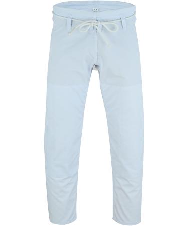 Jaguar PRO Gear - Essential BJJ Bottoms: Light Weight 10oz Cotton Canvas Pants for Brazilian Jiu Jitsu - White - Buy Online on GoSupps.com