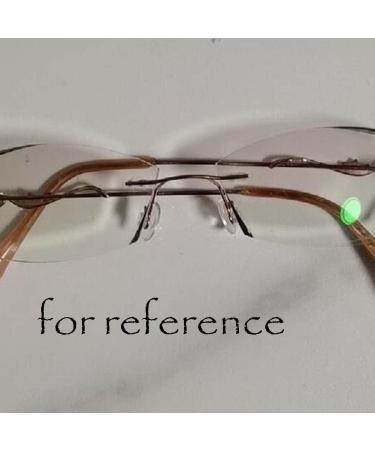 CASOTA Replacement Eyeglass Nose Pad Holder - Metal Nose Bridge for Rimless Glasses - Blue | International Shipping Available - Buy Online on GoSupps.com