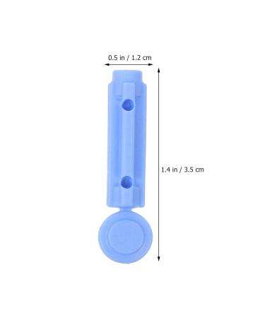 200Pcs Safety Lancet Blood Lancets for Blood Sugar & Ketone Monitors - Diabetic Supplies for Glucose Testing - Sky Blue - Buy Online on GoSupps.com