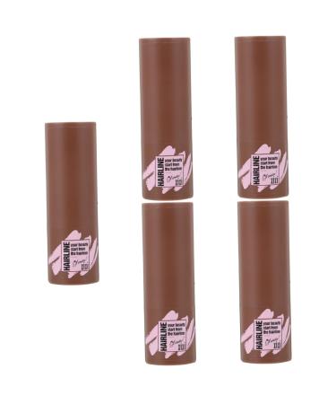 NOLITOY 5 Pcs Hairline Eyebrow Powder Facial Products Hairline Embellishment Shadow Powder Hair Line Shadow Hair Product Hair Line Embellish Hair Root Concealer Filling Powder