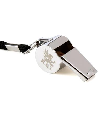 H&S Stainless Steel Trill Pipe Set - Metal Sports Whistles for Trainers Teachers Referees & Kids - Durable Black Band Design - Buy Online on GoSupps.com