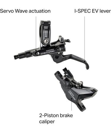SHIMANO Deore BR-M6100 Metallic Rear Disc Brake - Buy Online on GoSupps.com