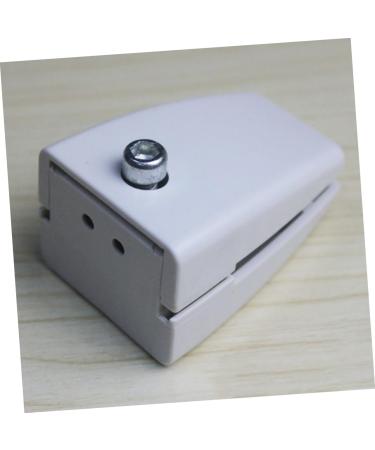 NUOBESTY 2pcs Screen Clips with Screws Desk Partition Clamp Glass Partition Clamp Cut Off Simple Glass Clip White medium - Buy Online on GoSupps.com