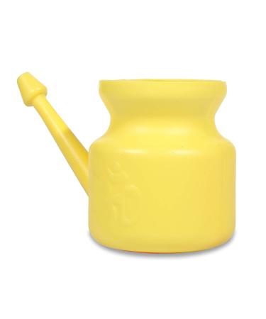 400 ML jal neti Pot Round for Sinus Water Capacity (Yellow)
