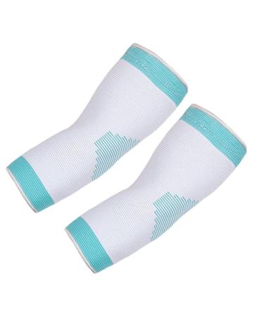 Healifty 1 Pair Knitted Elbow Pads Elbow Protective Braces Protector Sleeve Arm Guard Portable Elbow Support Elbow Sleeve Elbow Braces for Unisex Elbow Guard Durable Elbow Support