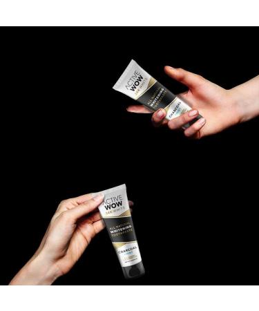 Active Wow 24K Whitening Toothpaste - All Natural Charcoal & Mint, 4 oz - Buy Online on GoSupps.com