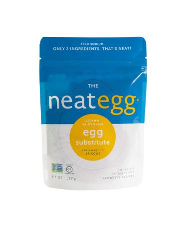 neat - Plant-Based - Egg Mix (4.5 oz.) - Non-GMO, Gluten-Free, Soy Free, Egg Substitute Mix Egg 4.5 Ounce (Pack of 1)
