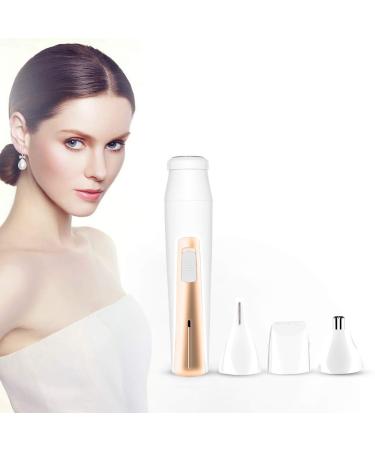 Veru ETERNITY Women Hair Trimmer 4 in 1 - Cordless USB Groomer for Body, Face, Nose, Ear, Eyebrow, Bikini Line - Rose Gold - Buy Online on GoSupps.com