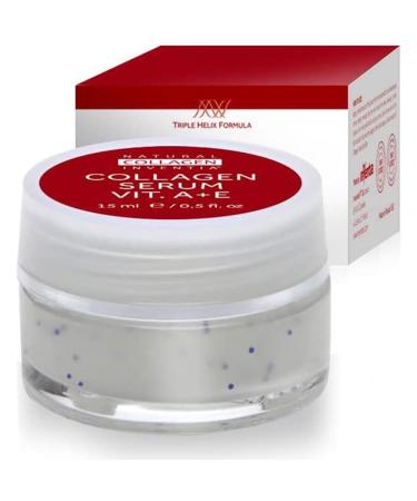 Natural Collages Inventia collagen serum for the eye area Vit a+E 15 ml eye care serum eye cream against wrinkles and dark circles comprehensive composition moisture regenerated