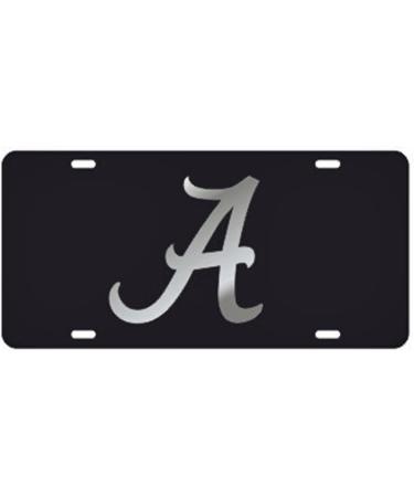 Alabama Crimson Tide Black Laser Cut License Plate - Officially Licensed NCAA Product - Buy Online on GoSupps.com