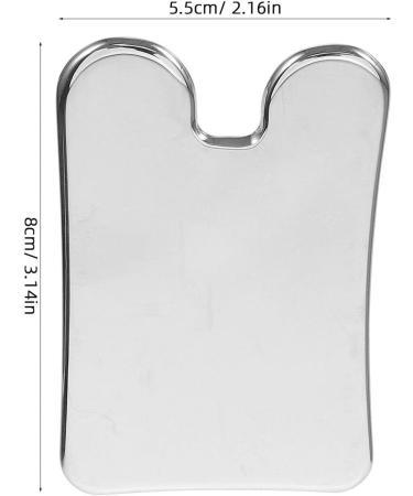 Minkissy Gua Sha Facial Tool - Stainless Steel Massage Board for Skin Care | Body Eyes & Neck Relief - Buy Online on GoSupps.com