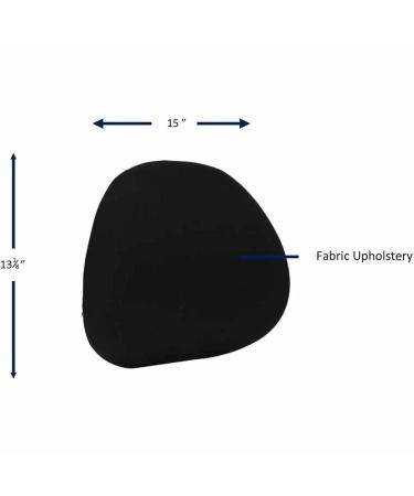 Lorell Ergo Fabric Lumbar Back Support | Ergonomic Comfort & Support for Home & Office - International Shipping Available - Buy Online on GoSupps.com