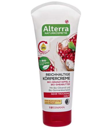 Rich body cream organic pomegranate & organic shea butter