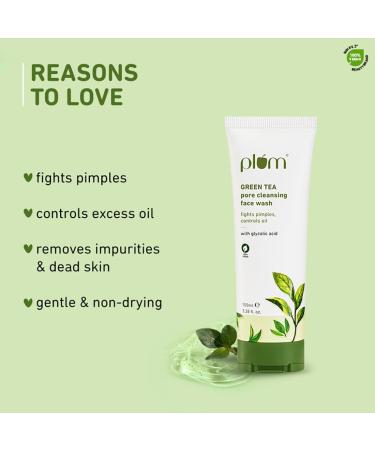DOLAD Green Tea Pore Cleansing Face Wash | Glycolic Acid for Oily Acne-Prone Skin | Gentle Vegan Formula | 100ml - Shop Internationally - Buy Online on GoSupps.com