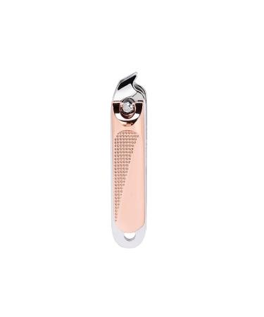 OUSIKA Nail Clippers Nail Clippers Stainless Steel Dead Skin Manicure Fingernail Cutter Portable Travel Hygiene Toenail Scissors Pedicure Tools Nails (Color : Pink Size : Bevel) Bevel Pink
