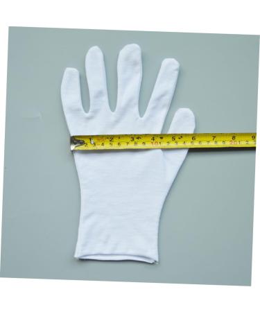 Housoutil 6 Pairs Factory Gloves Cotton Gloves White Gloves Lengthen Work - Buy Online on GoSupps.com