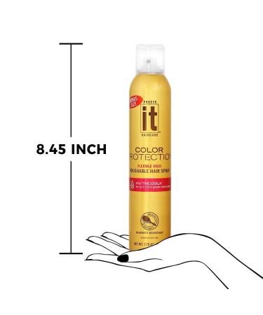It Haircare Freeze Color Protection Hair Spray 7.75 Oz - Flexible Hold & Brushable | T-641 - Buy Online on GoSupps.com