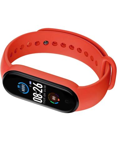 Nconco Smart Band Fitness Tracker - Waterproof Smart Watch with Heart Rate Blood Pressure Monitoring & Notifications for Android/iOS - Red - Buy Online on GoSupps.com