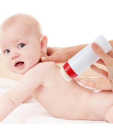 2pcs Empty Loose Powder Dispenser Bottles for Baby Talcum & Glitter - Portable Mini Cosmetic Jar Holder for Home & Travel - Buy Online on GoSupps.com