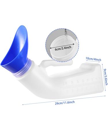 Urinals for Men and Women Unisex Urinal Urine Bottles with Screw Cap Lid and Funnel Spill Proof Portable Pee Cup Toilet for Car Travel Elderly & Incontinence Camping Outdoor 1200ML - Buy Online on GoSupps.com