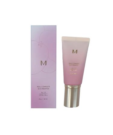 PRIMING WATER Long-Lasting Hydrating lightness Coverage for m.i.s.s.h.a M Real Complete B.B Cream EX 1.58fl.oz. (No.23 calm beige)