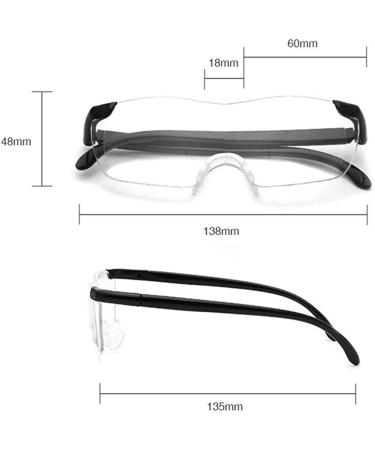 Big Vision Magnifying Glasses | 160% Bigger & Clearer Vision | As Seen On TV - Buy Online on GoSupps.com