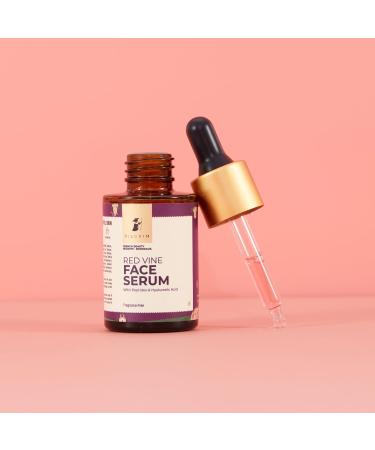 PILGRIM French Red Vine & Hyaluronic Serum - Anti-Aging Face Serum for All Skin Types | 30ml | Hydrating & Nourishing for Men & Women - Buy Online on GoSupps.com