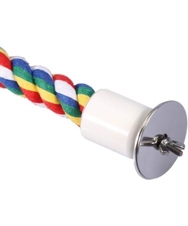 Colorful Bird Rope Bungee Toy - Flexible Parrot Ladder Swing & Cage Accessories - Buy Online on GoSupps.com