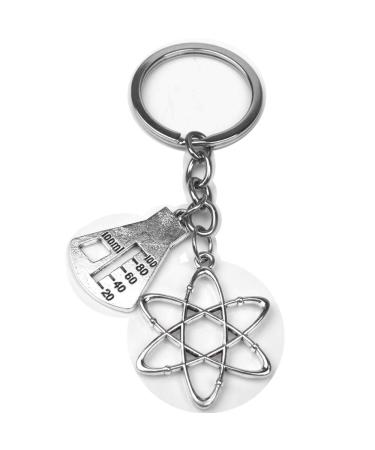 Medical key chain needle syringe stethoscope cute keychain jewelry gift DIY handmade (#9)