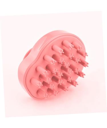 Anneomas Silicone Massage Brush - Scalp Massager for Shampoo & Dandruff Removal - Pink 9.5x7cm - Buy Online on GoSupps.com