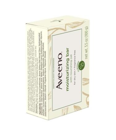 Aveeno Gentle Moisturizing Bar Facial Cleanser for Dry Skin - 3.5 oz (Pack of 2) - Buy Online on GoSupps.com