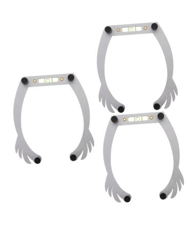FOMIYES 3pcs white white outfit brow mapping kit brow shaping kit string eyebrow line eyebrow trimming