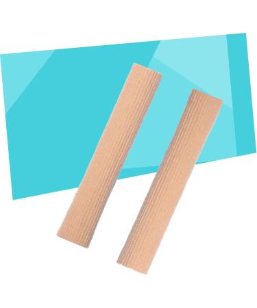 2pcs Toe Separator & Hammer Toe Protector Kit - Khaki Fiber Tube Set - Buy Online on GoSupps.com