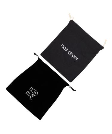FOMIYES 4 Pcs Hair Dryer Storage Bag Mini Travel Hair Dryer Hair Dryer Mount Travel Hairdryer Fabric