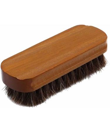 Shoe Brush Natural Leather Real Horse Hair Soft Polishing Tool Horsehair Shoe Brush Polish Shoe Brush Brush Onecolor - Buy Online on GoSupps.com