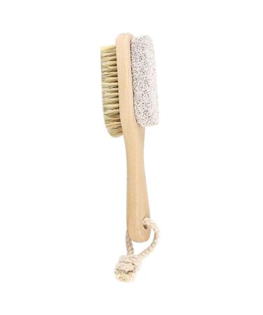 Healifty 2pcs Hair Brush and Foot Scrubber Pedicure Kit with Pumice Stone - Dead Skin Remover and Exfoliator - Buy Online on GoSupps.com