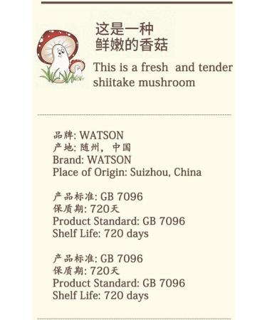 WATSON Premium Mushroom (Dried) | Dried Shiitake Mushroom | Dried Mushrooms | 227g / 8oz | Dried mushrooms for cooking | Vacuum-Locked Nutrients | Mushroom Soup Making | Dried Chinese mushroom | Selected Mushroom | - Buy Online on GoSupps.com