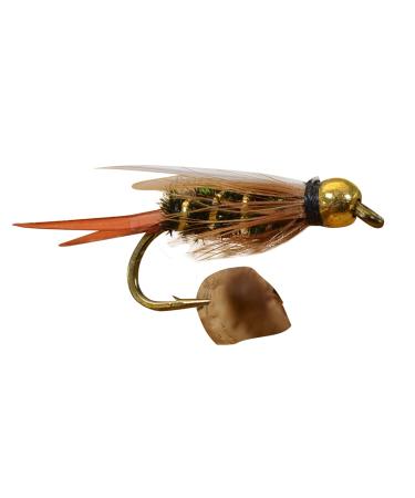 12 Flies Bead Head Prince Nymph Fishing Flies - Mustad Signature Fly Hooks Assortment