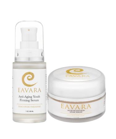 Organic Anti Wrinkle Face Serum and Anti Aging Daily Moisturizer Cream