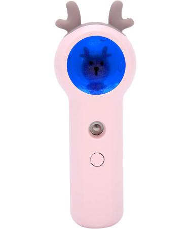 Desktop Pink Face Humidifier Sprayer USB Rechargeable Handheld Mist Sprayer - Buy Online on GoSupps.com