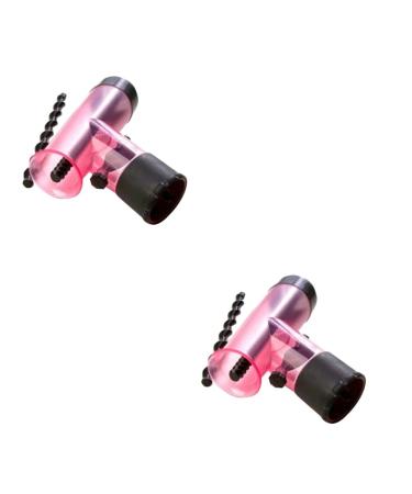 Baluue 2pcs Curly Hair Tools Rod Curls Hair Dryer Interface Hair Curly Cover Hair Roller Hair Curler Rosy