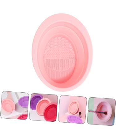 minkissy Makeup Brush Scrub Pad Cosmetics Brush Scrubber Brush Scrubber Pad Silicone Scrubbers Brush Cleaner Tool Makeup Brush Cleaning Mat Brush Cleaner Bow Portable Silica Gel Travel Bowl - Buy Online on GoSupps.com
