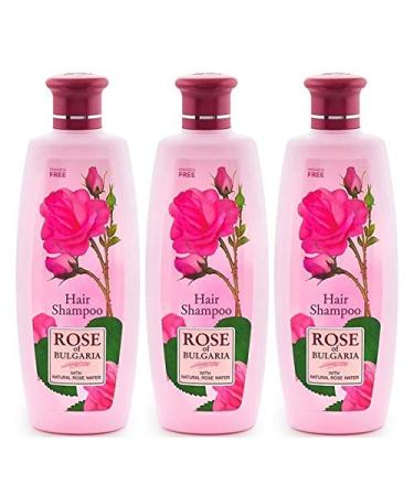 BioFresh Rose of Bulgaria Shampoo for all hair types with rose water 3 x 330 ml
